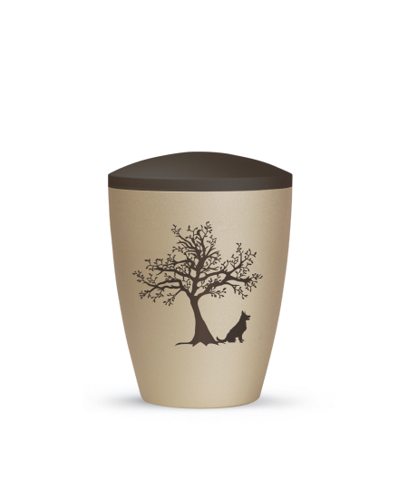 Naturstoffurne Natura Hundemotive