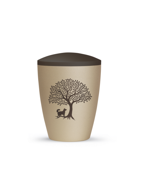 Naturstoffurne Natura Hundemotive