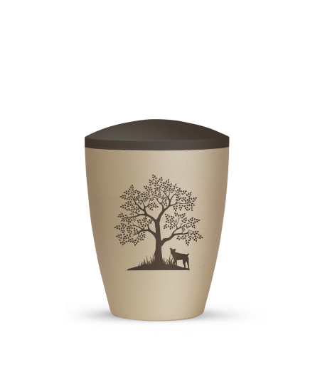Naturstoffurne Natura Hundemotive