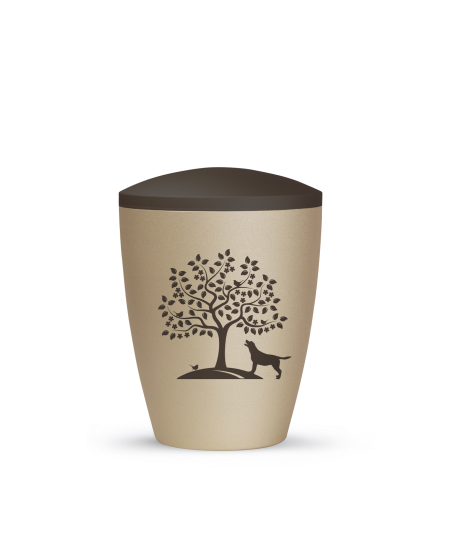 Naturstoffurne Natura Hundemotive