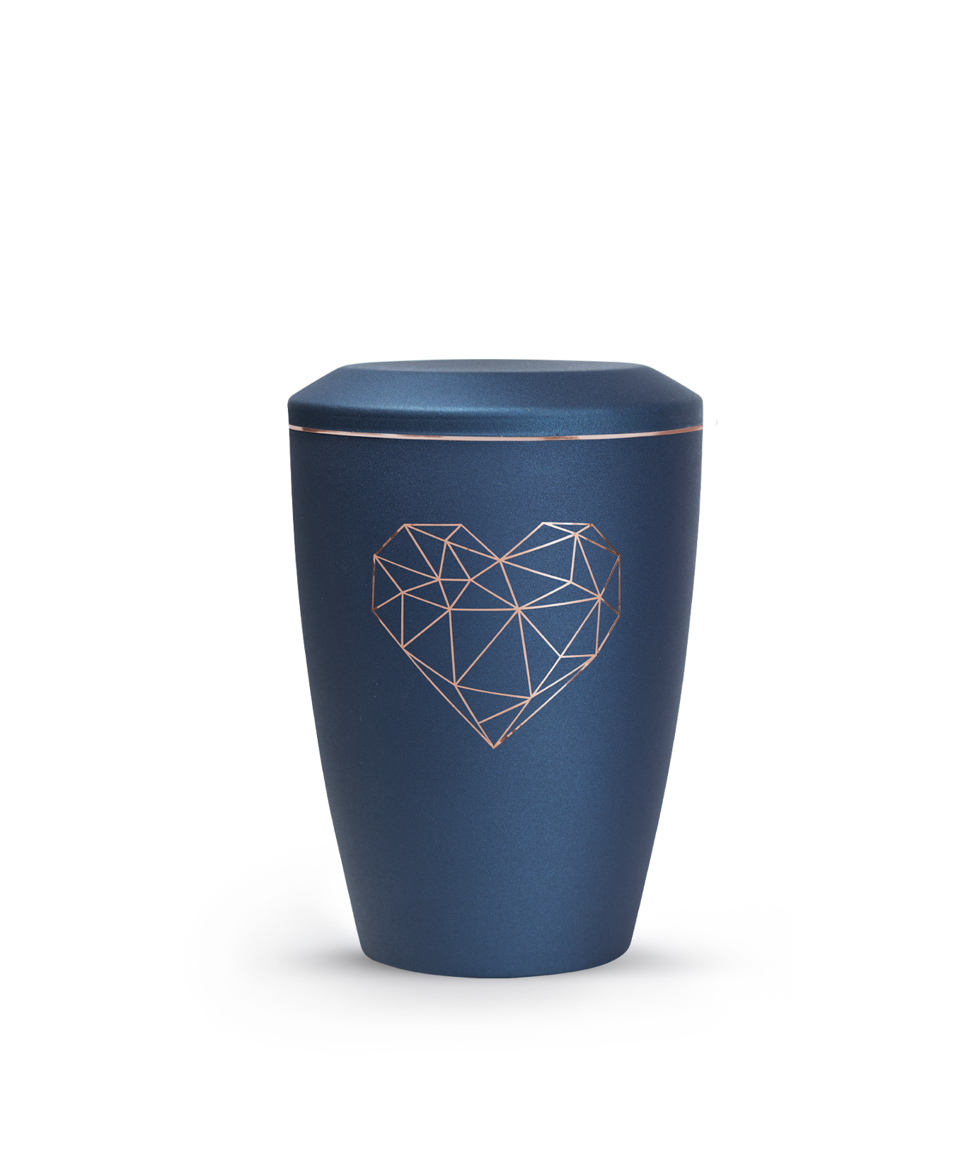 Metallurne Karat geometrisches Herz