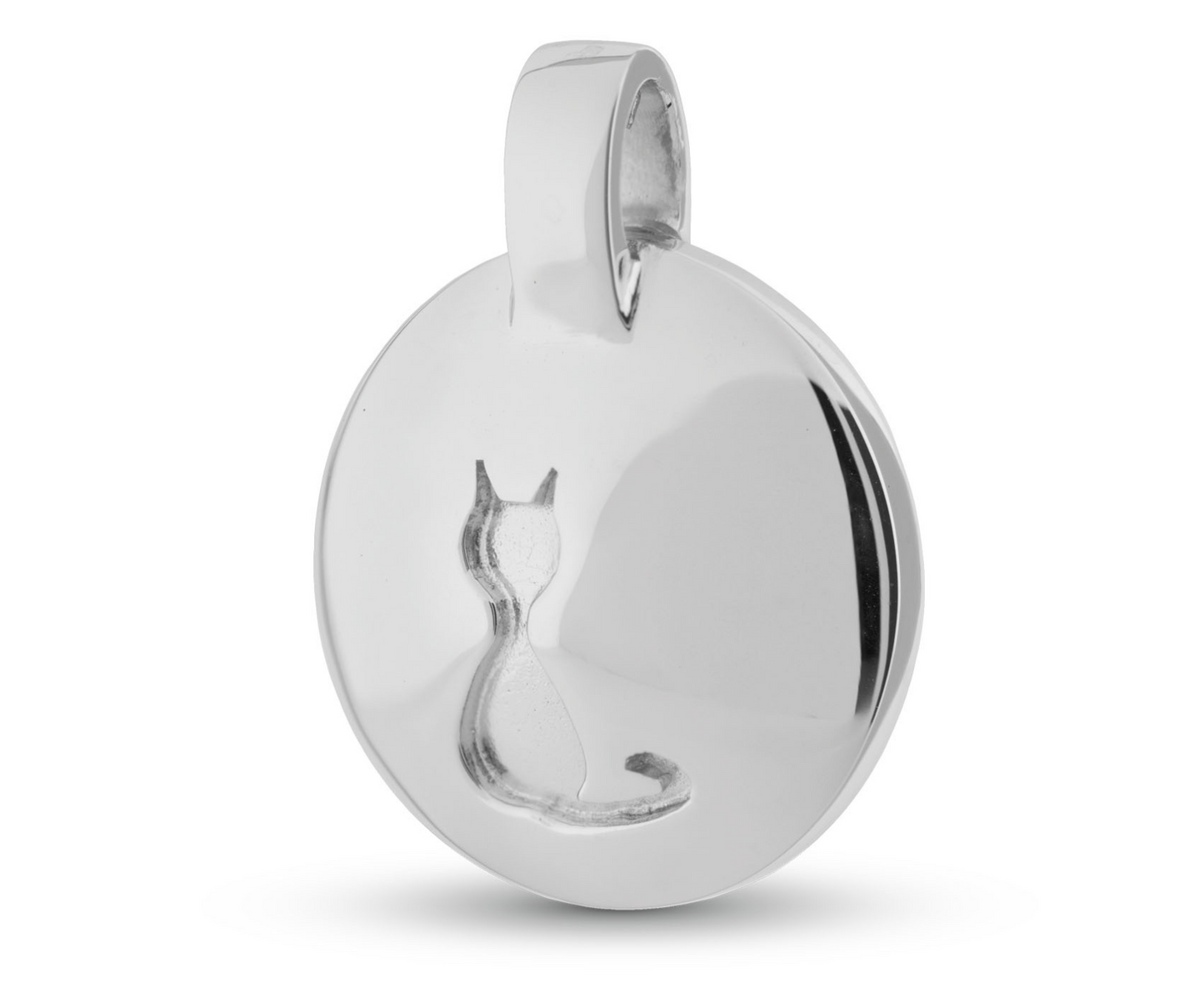 Ascheanhänger Oval mit Katze