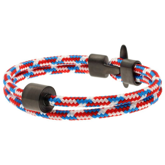 Armband mit Aschekapsel rot / blau / weiß